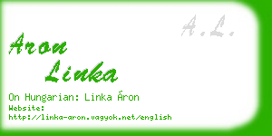 aron linka business card